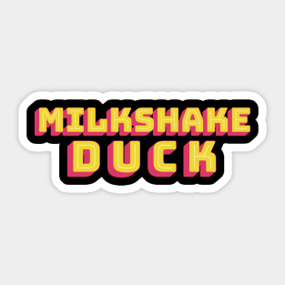 Milkshake Duck Sticker